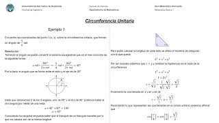 Circunferencia Unitaria [upl. by Alolomo]