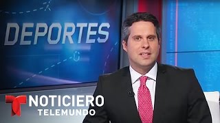 Los titulares deportivos de la jornada  Noticiero  Noticias Telemundo [upl. by Colas]