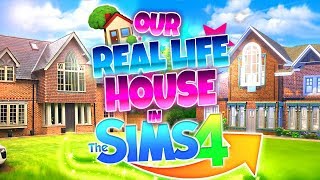 🏡OUR NEW REAL LIFE HOUSE🏡 In The Sims 4 [upl. by Anwahsak30]