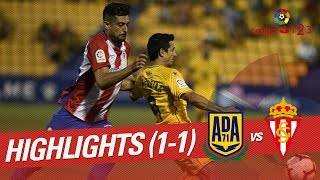 Resumen de AD Alcorcón vs Real Sporting 11 [upl. by Mauve]