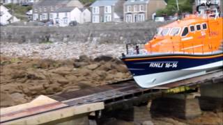 RNLI Sennen Cove Lifeboat Launch [upl. by Balliol]