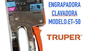 EngrapadoraClavadora de la marca Truper [upl. by Esinereb]