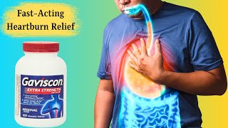 Gaviscon Extra Strength Antacid Tablets  FastActing Heartburn Relief [upl. by Ori848]