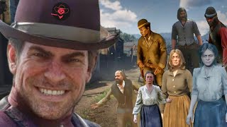 RDR2  Van Horn Town All Random Random Event Antagonize [upl. by Ranjiv]