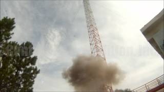 WECT Raycom Television Tower  NEW WORLD RECORD  Controlled Demolition Inc [upl. by Sherrard]