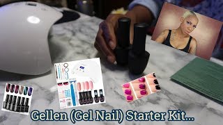 Gellen Gel Nail Starter Kit Unboxing amp Demo [upl. by Aisauqal46]