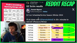 KC Only Team That Beat G2 In Scrims Ranking SKTT1 Top Laners amp Variety Memes  Reddit Recap [upl. by Kennet]