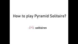 How to play Pyramid Solitaire Free [upl. by Adhern]