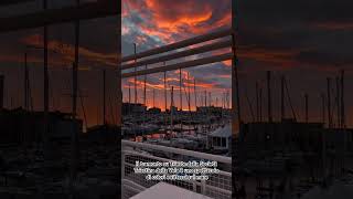 150924 Tramonto su Trieste dalla Società Triestina della Vela è uno spettacolo di colori sul mare [upl. by Ynettirb]