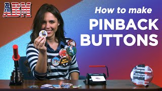 How to make a pinback button with a button maker from American Button Machines [upl. by Tandi]