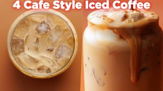 4 Refreshing Iced Coffee Recipes for Summer CafeStyle Iced Coffees [upl. by Enajaras]