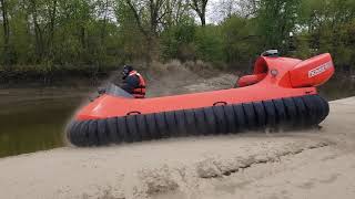 Halesite Fire Department Hovercraft Test Flight [upl. by Oliy19]