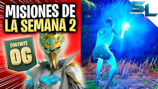 Como COMPLETAR TODAS las MISIONES DE LA SEMANA 2 TEMPORADA OG 5 FORTNITE [upl. by Arocat]