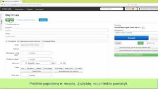 Elektroninis Receptas E receptas gydytojams FOXUS sistemoje [upl. by Tesler]