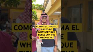 ¿como se llama el grupo de whatsapp que tiene con tus amigos Parte3😳🤣humor comedia lospqliares [upl. by Norman]