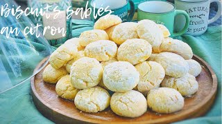 Biscuits Sablés Moelleux au Citron [upl. by Ridglee291]