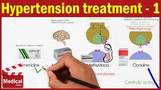 Pharmacology CVS 3 Hypertension Treatment 1 Sympatholytics  Beta Blockers amp Alpha Blockers [upl. by Avril]