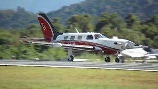 Piper M600 Pouso em Angra dos Reis RJ [upl. by Zischke355]