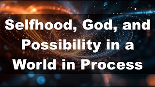 Selfhood God and Possibility in a World in Process dialogue with Flavio Lanfranconi [upl. by Sesiom]