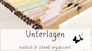 Unterlagen sortieren  Die Ordnungsfee [upl. by Eanom]