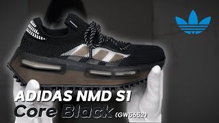 4K 아디다스 NMD S1 코어 블랙 GW5652 [upl. by Ahsocin114]