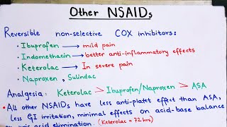 NSAIDs pharmacology part 2 Inflammation made EASY n QUICK [upl. by Synned139]