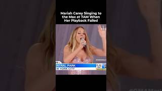 Mariah Carey Was So Annoyed When Her Playback Track Failed [upl. by Pascha735]