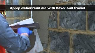 Applying weberend aid key coat — Weber Renders amp Decorative Finishes [upl. by Weigle22]