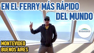 BUQUEBUS MONTEVIDEO  BUENOS AIRES EN LA PRIMERA CLASE DEL FERRY MÁS RÁPIDO DEL MUNDO [upl. by Constantina916]