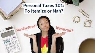 Itemized Deductions Explained  Standard vs Itemized Deduction  1040 Schedule A  2020 Taxes [upl. by Dietsche]