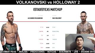 UFC 251 Alexander Volkanovski vs Max Holloway 2 analisis y prediccion de la pelea [upl. by Artim]