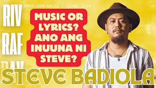 R R R Clip  Music or lyrics—ano ang inuuna ni Steve Badiola  Typecast [upl. by Iroj325]