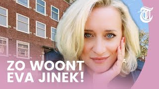 Binnenkijken in appartement Eva Jinek  BEKENDE HUIZEN 01 [upl. by Nnanerak]