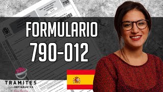 COMO LLENAR EL FORMULARIO 790012 TOMA DE HUELLAS [upl. by Monahon]