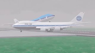 Tenerife Airport Disaster 1977 Roblox Crash Animation [upl. by Devondra]