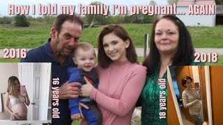 How I Told My Family I’m Pregnant AGAIN At 18  Advice Teen Mom Mckayla Adkins [upl. by Sibell]