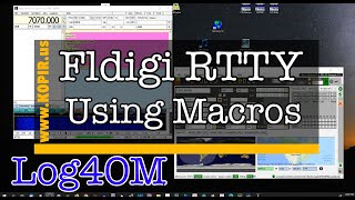 Using Macros With Fldigi and RTTYPart III [upl. by Atikel178]