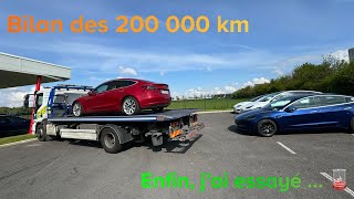 Bilan des 200 000 km en Tesla Model 3  Spoiler alert  ça fini mal 🥵 [upl. by Essirehc]