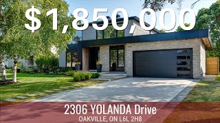 What 1850000 Buys You Near Toronto Oakville Modern Home Tour [upl. by Eugatnom]