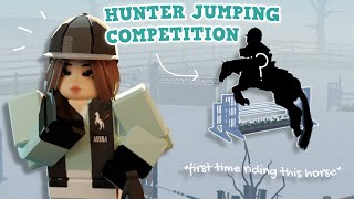 HUNTER JUMPING COMPETITION Whos this horse  Lake County Stables VLOG  LCS [upl. by March]