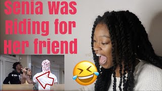 Senia Marie  HES JUST A FRIEND PRANK ON BOYFRIEND  Reaction [upl. by Felton]