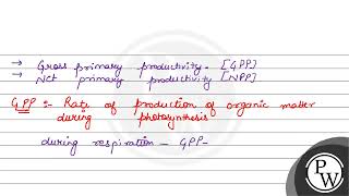 In an ecosystem if the Net Primary Productivity NPP of first trophic level is 100xkcal m [upl. by Dnalyag875]