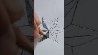 How to draw Easy star forpencil drawing drawingstyles [upl. by Ahtelrac]