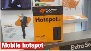 Boost Mobile Coolpad Hotspot  Wifi on the go device [upl. by Surbeck]