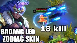 Hashirama its back New Skin Badang Thanks moonton 18kills Mobile Legends bangbang 😎 [upl. by Ased46]