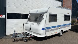 Hobby De Luxe 400 Caravan  voortent  fietsendrager  Uw caravan verkopen Reijmsnl [upl. by Gracie881]