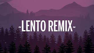 Lauren Jauregui Rauw Alejandro  Lento Remix LetraLyrics [upl. by Smitt]