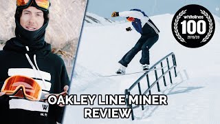 Oakley Line Miner Review  The Best Snowboard Goggles 20192020 [upl. by Ledif]