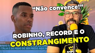 A CONSTRANGEDORA ENTREVISTA DO ROBINHO PRESO NA RECORD  MURILO REAGE Cortes do Suco de Brasil [upl. by Ahs443]