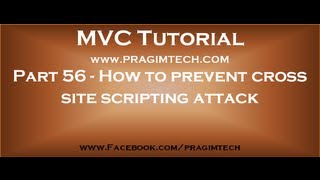 Part 56 How to prevent cross site scripting attack [upl. by Eldwon]